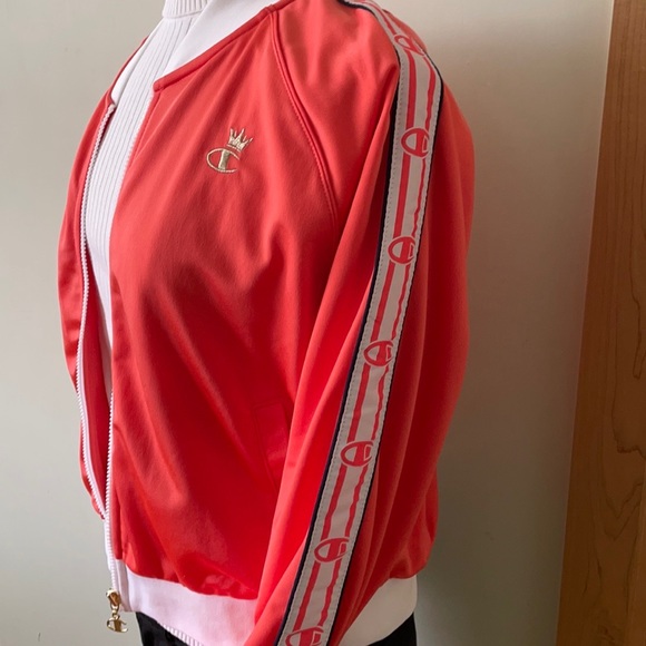 NWOT Champion Orange Sports Jacket, Size L - Picture 7 of 15